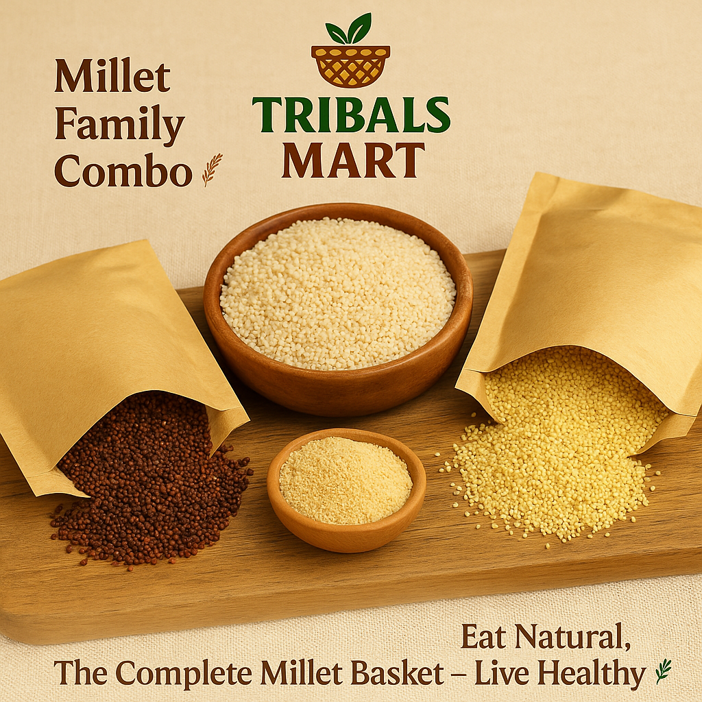 Millet Family Combo | 3 Tribal Millets for Healthy Living 🌾