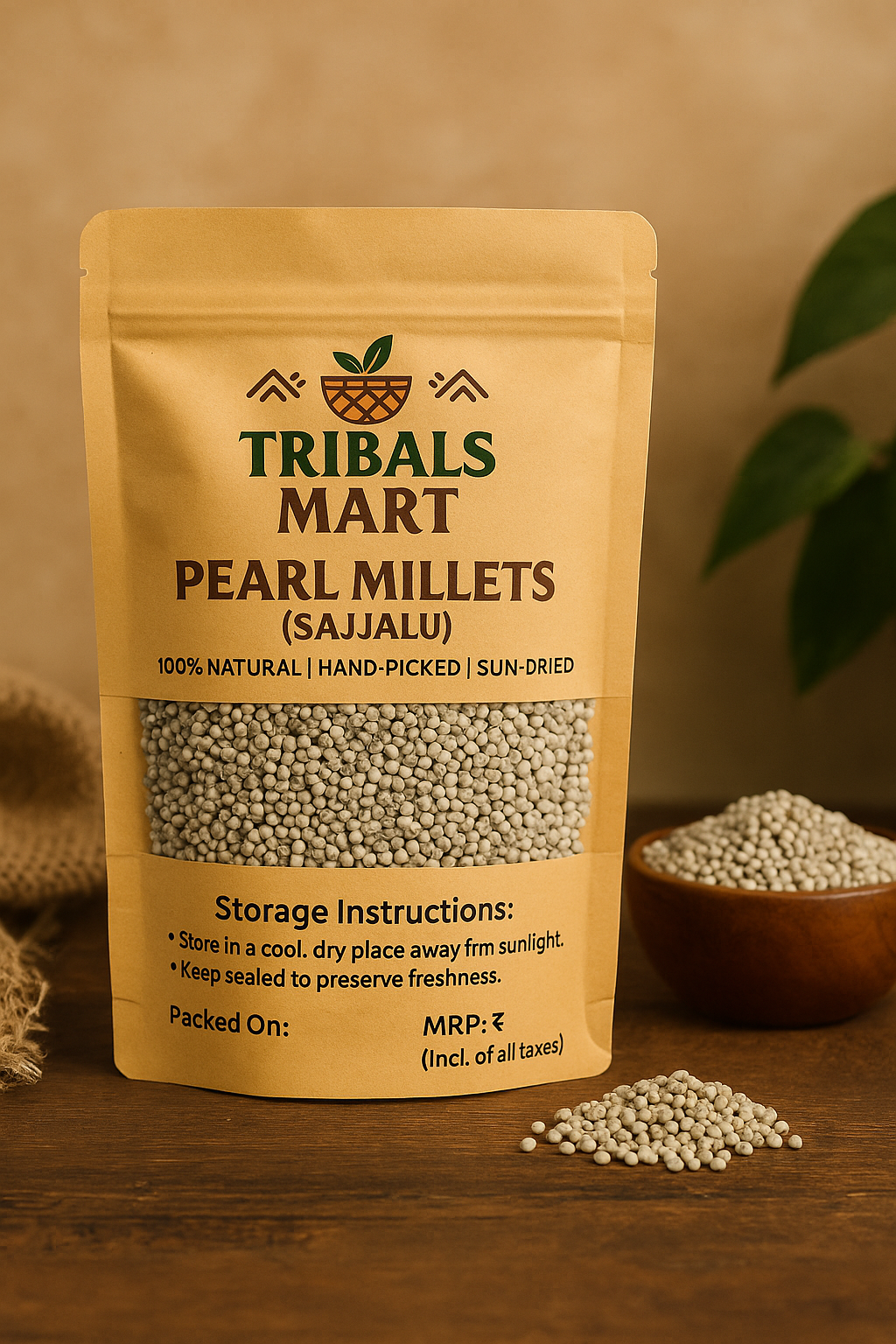 Pearl Millet (Sajjalu) – Traditional Tribal Strength Grain