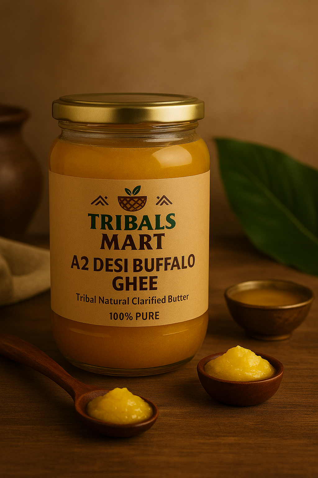 A2 Desi Buffalo Ghee – Traditional Hand-Churned Tribal Ghee