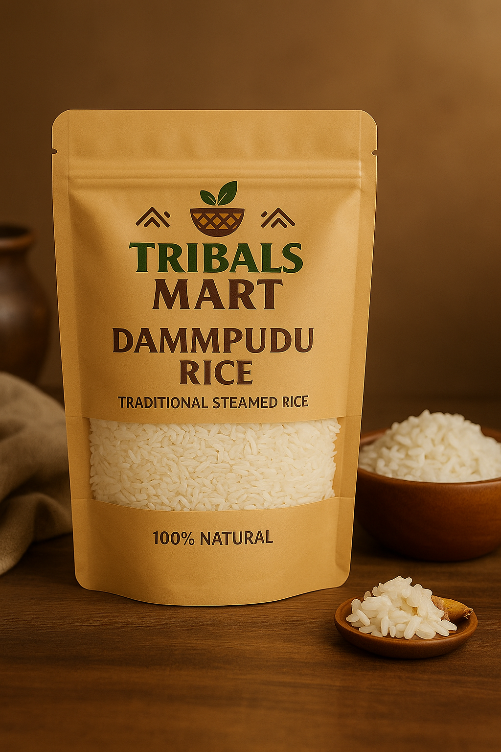 Dammpudu Rice – Traditional Tribal Steam Rice