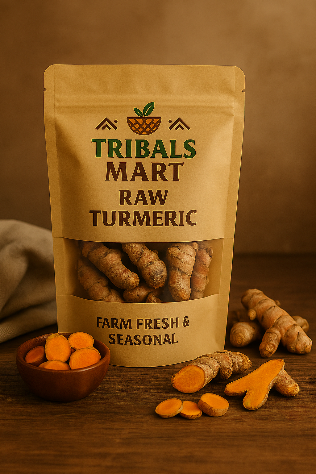 Raw Turmeric – Fresh Forest-Grown Haldi