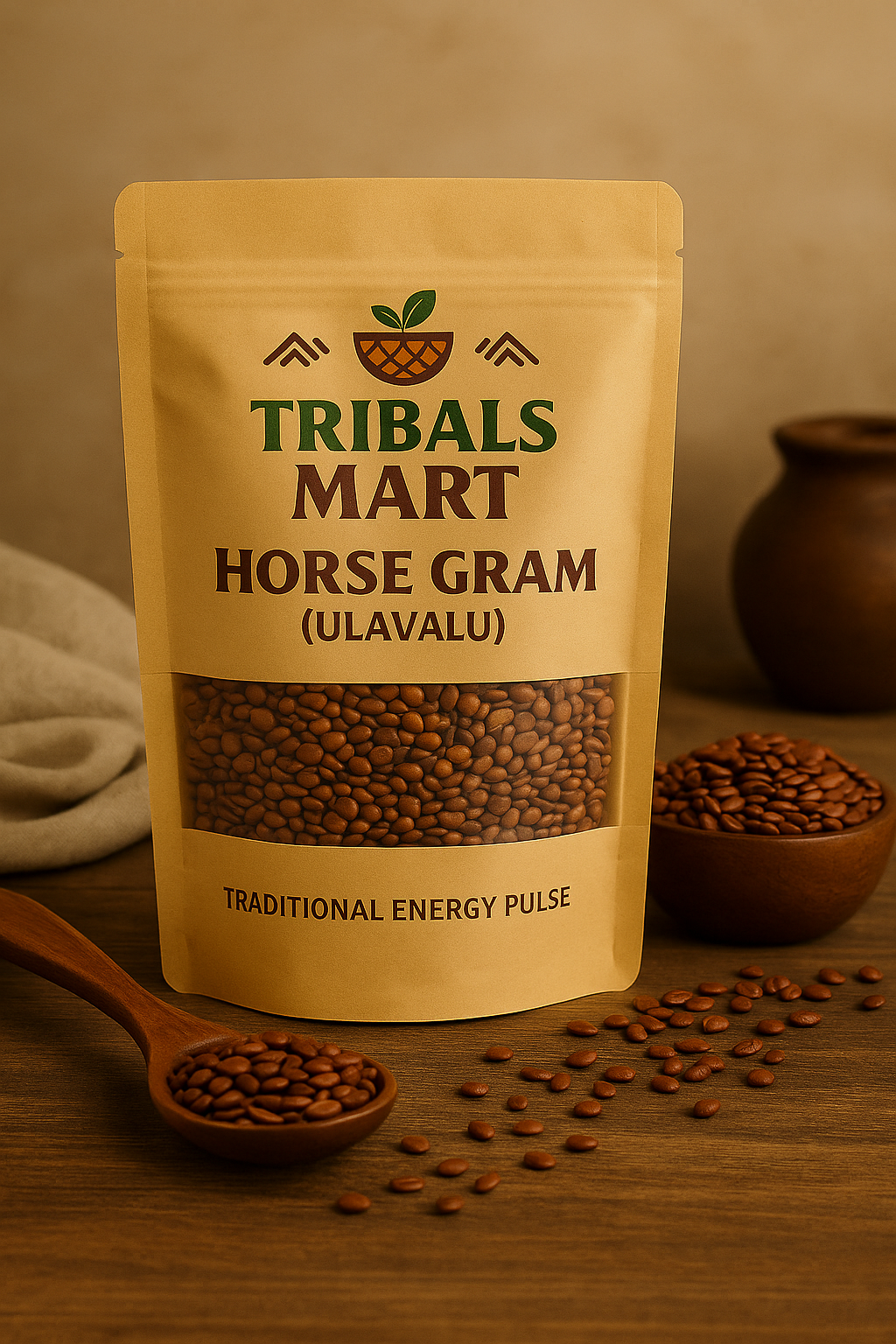 Horse Gram (Ulavalu) – Traditional Tribal Super Pulse