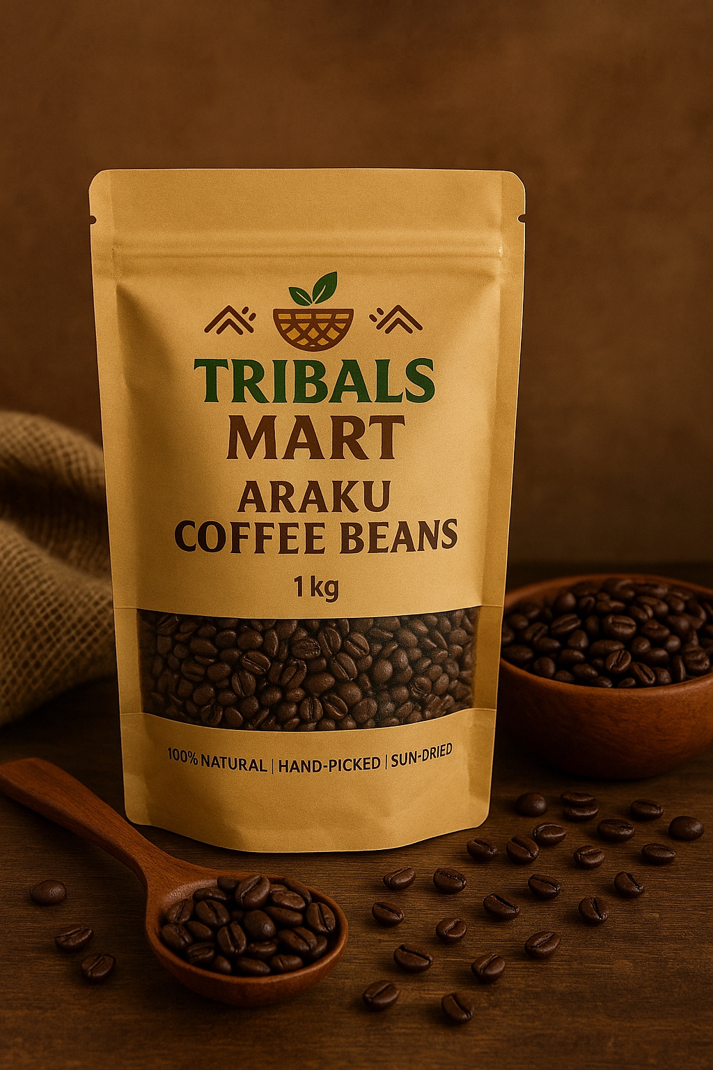 Araku Valley Tribal Coffee Beans – 100% Organic