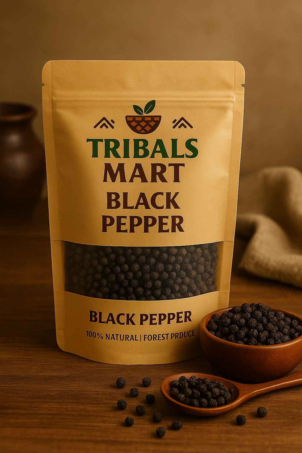 Black Pepper – Tribal Forest-Grown King of Spices