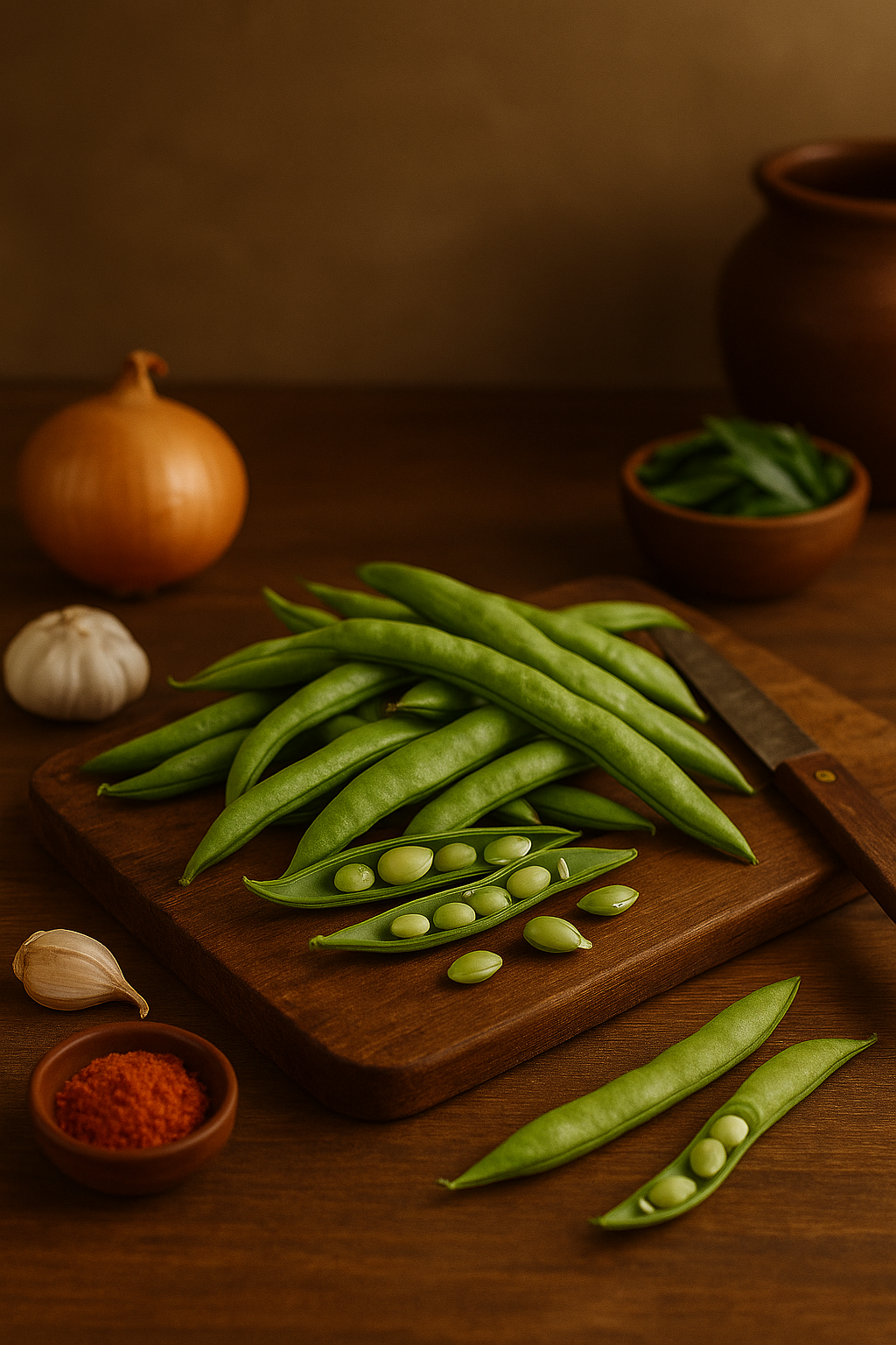 Indian Beans (Nela Chikkudu) – Fresh & Nutritious Seasonal Vegetable