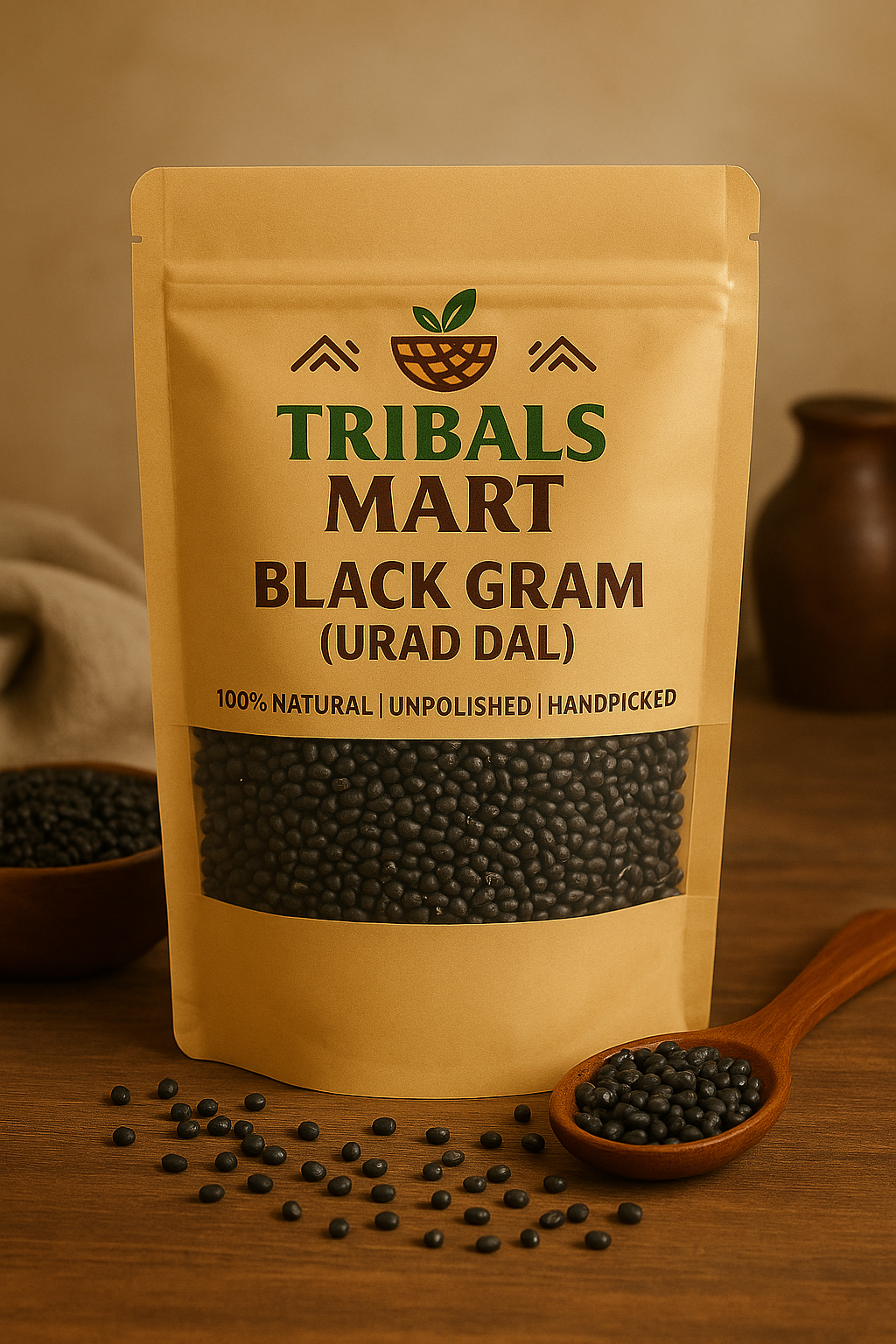 Black Gram (Urad Dal) – Authentic Tribal Whole Dal